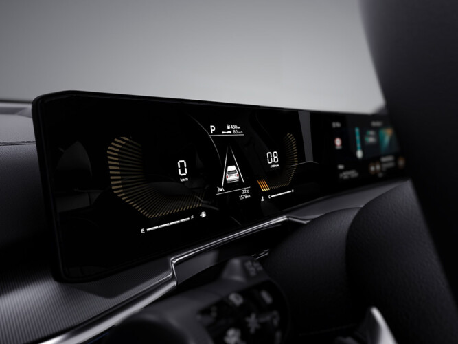 Supervision cluster (4.2” color TFT LCD)